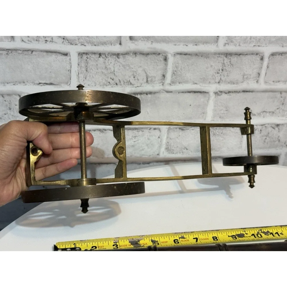 Vintage Solid Brass Miniature Cannon Model 15